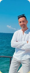 Member portrait by the sea