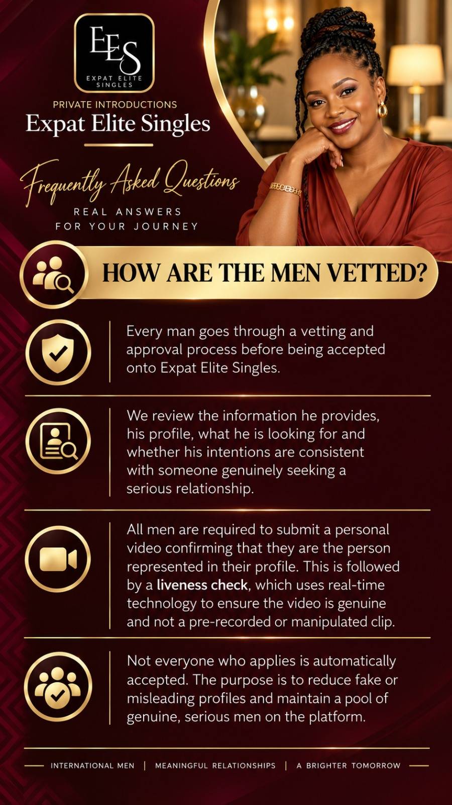 Expat Elite Singles FAQ: How are the men vetted?