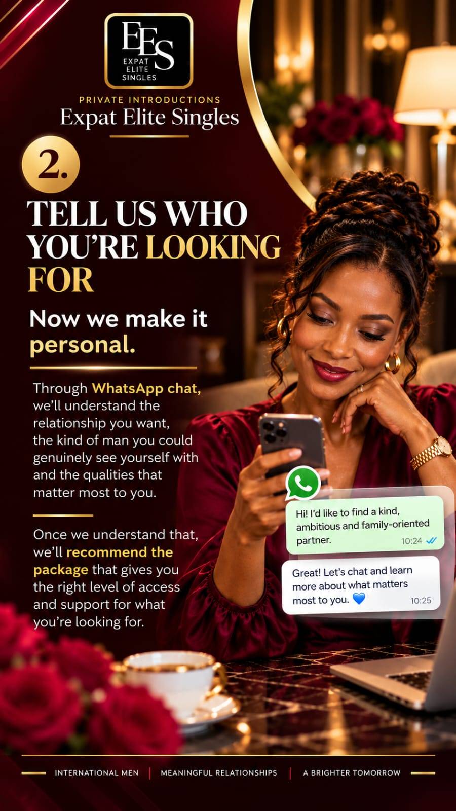Expat Elite Singles how it works slide 2
